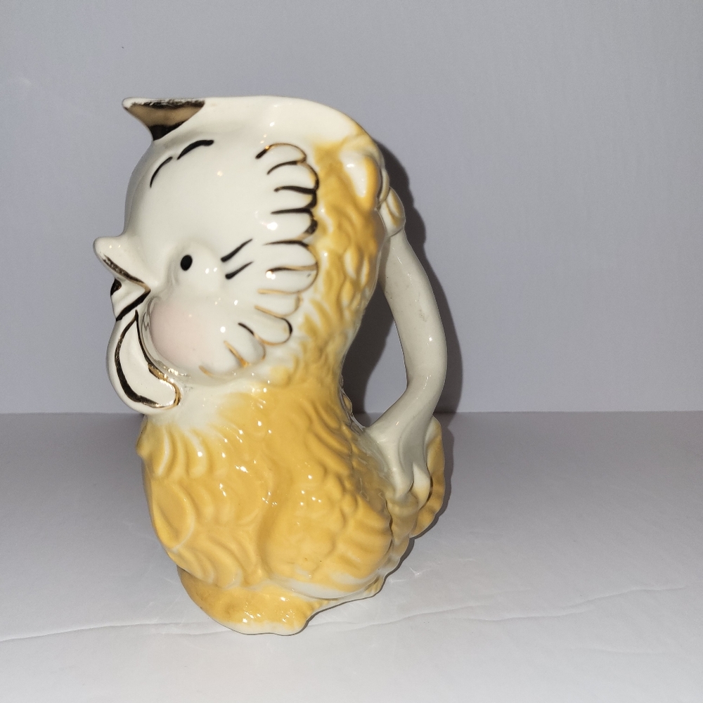 Ceramic Chicken Pitcher - Picture 2 of 9